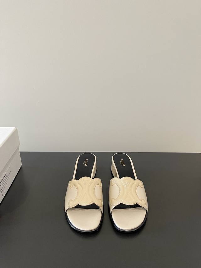 Celine Spring/Summer New Arrival Best-Selling Arc De Triomphe British-Style Low-