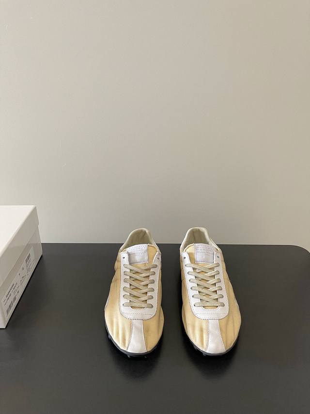 Maison Margiela Mm6 Latest Vintage-Inspired Distressed Patchwork Anti-Slip Socce