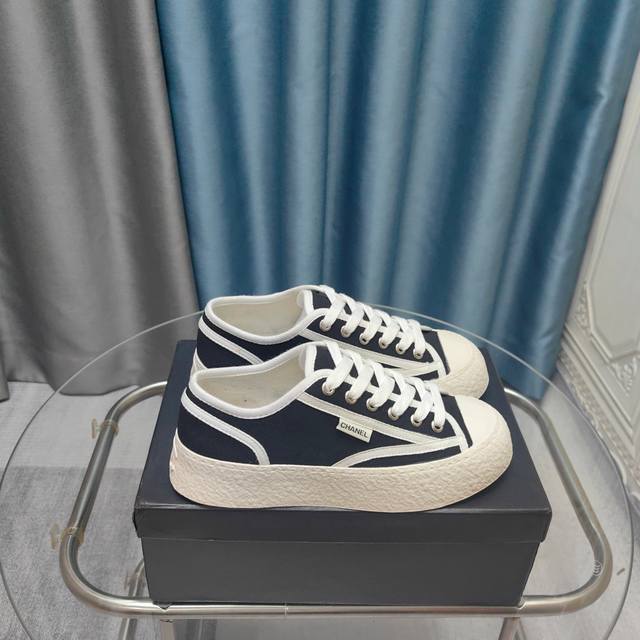 Chanel.Vintage Chanel 2025 Early Spring New Arrival Vintage-Inspired Thick-Soled