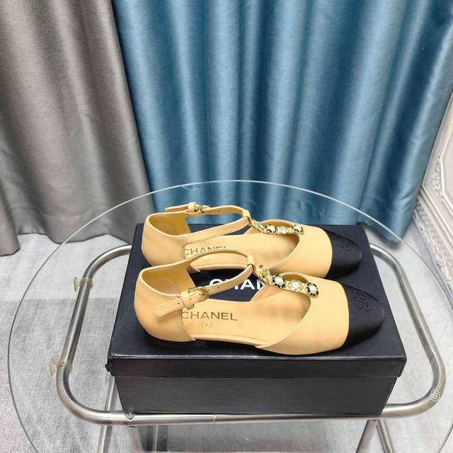 2025Ss Chanel-Inspired Mary Jane Sandals, Blending Classic Elegance With Modern