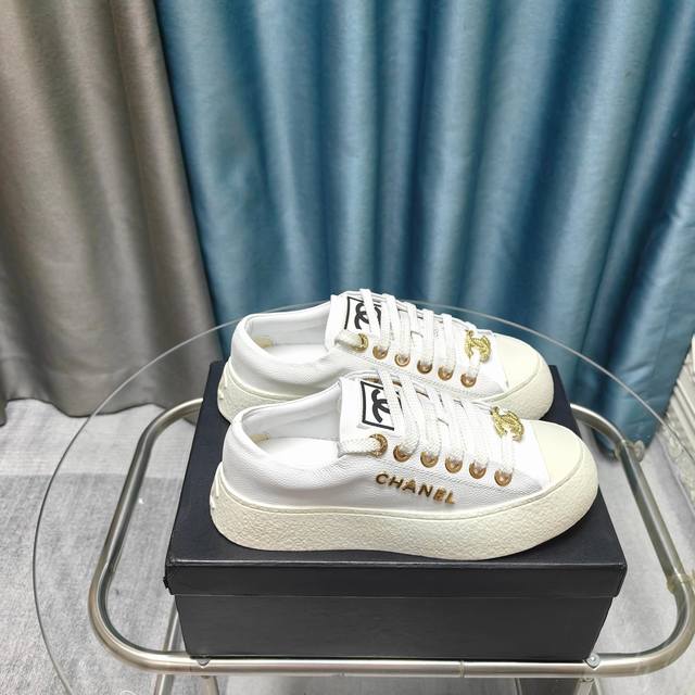 Chanel Bread Shoes ~ Original Small Calfskin Panda Shoes Chanel 25C Latest Bests