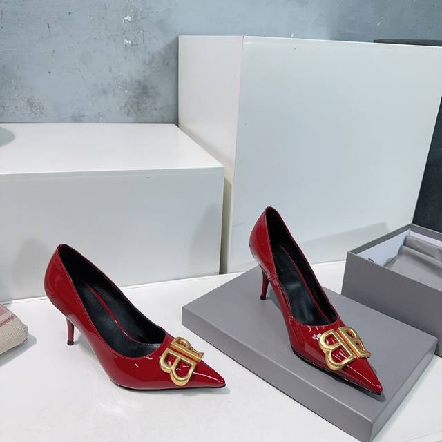 High-Quality Factory-Direct! Balenciaga Paris 25 Spring/Summer Bb Lacquered Leat