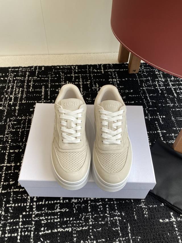 Premium Quality Celine Runner Sneakers With Celine Logo On The Tongue And Heel,
