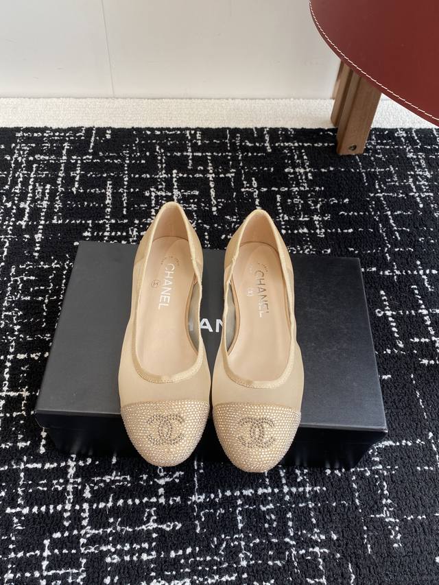Premium-Quality Chanel Little Black 25Ss Spring/Summer Shoe With Australian Diam