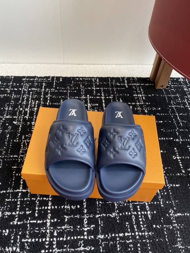 Premium Quality Louis Vuitton 25Ss Beach Slippers Another Must-Have Latest Top-O