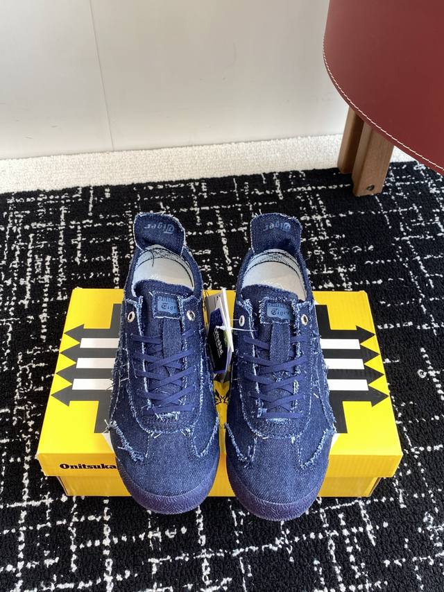 Premium Grade Onitsuka Tiger Mexico 66 Sd Ghost Tiger Denim Blue Retro Sports Ca