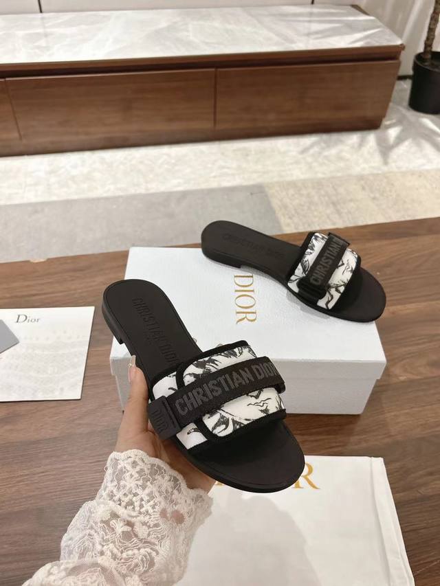 Dior D-House's Latest Magic Tape Strap Sandal Series In All-New Colorways! Origi
