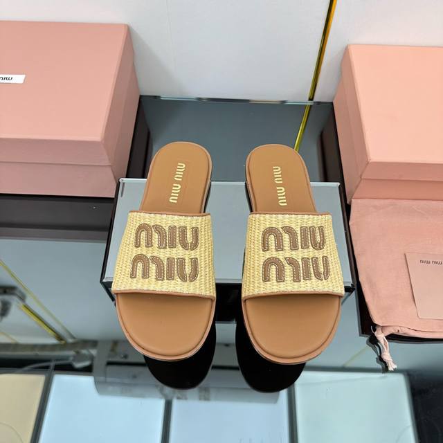 Factory Price Pp Rubber Sole : Genuine Leather Sole Miu 2025 Upgraded Craftsmans