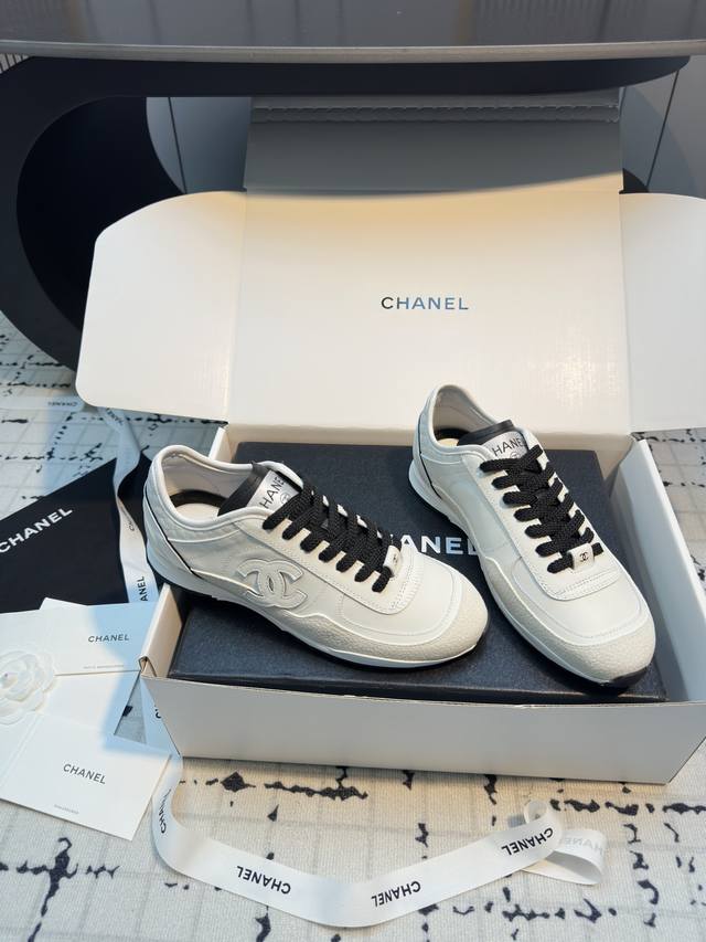 Chanel Double C Casual Sports Sneakers Authentic Quality