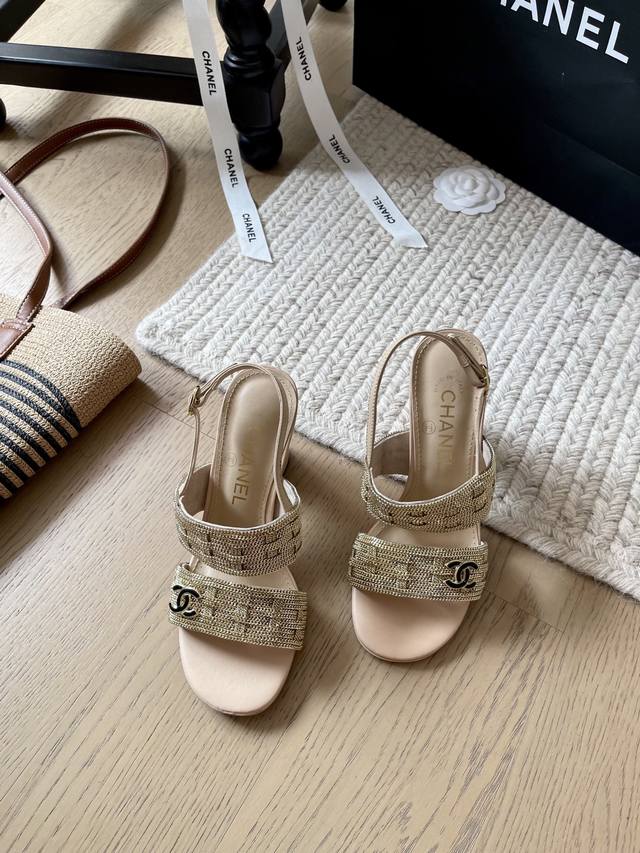Chanel 25P Spring/Summer New Arrival Heavy-Duty Sandals Series! Top-Tier Version