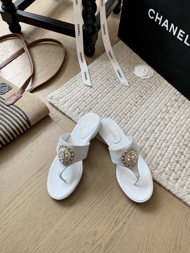 Chanel 25P New-Season Wedge Sandals! Top-Tier Version! Exclusive Pre-Release Upp