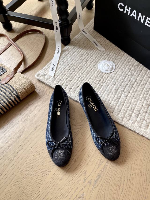 Chanel Classic Ballet Flats In New Colors! Top-Tier Version!New Color Added! Thi