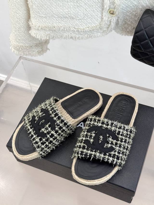 Factory Price Chanel | Classic Fashionable Spring/Summer Large Double C Woven Fi