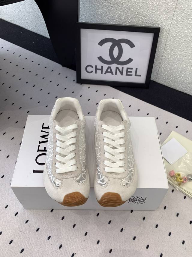 Loewe New Couple Casual Shoes Top Version New Color Retro Series Running Shoes L