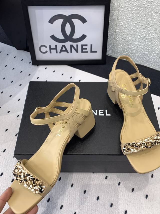 Chanel New High-Heel Sandals High Version Available This Series Is So Beautiful