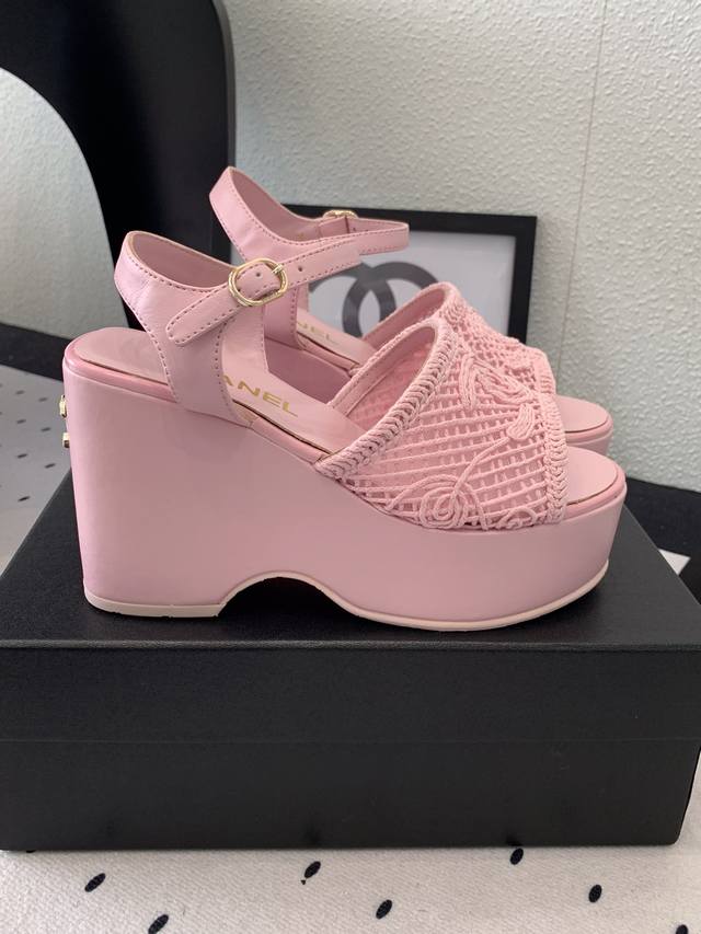 Chanel New Arrival Thick-Soled Sandals High Version Available This Series Is Abs