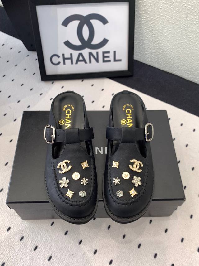 Chanel New Spring Half-Slip-On Shoes High Version Shipping Available For All Pla