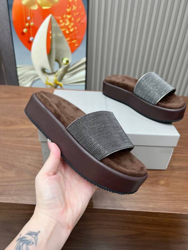 Brunellocucinelli. B C Height-Increasing Shoes New Arrival. Material: Imported S
