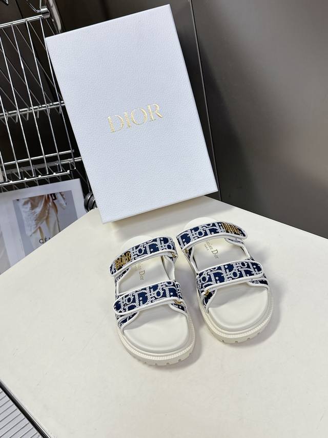 Dior Dior Spring/Summer Latest Magic Strap Sandals, Endorsed By Numerous Celebri