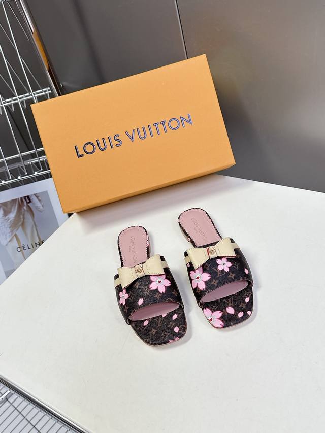Louis Vuitton Spring/Summer Bow Fashion Slippers The Most Popular Item On The Sp