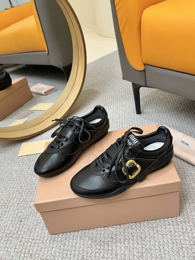 Factory P Batch P Miu Miu 25Ss Miu Miu Spring/Summer New Arrival Square-Toe Loaf