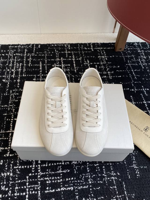 Premium-Grade Brunello Cucinelli 25Ss Latest Bc Lace-Up Couple's Casual Shoes Up