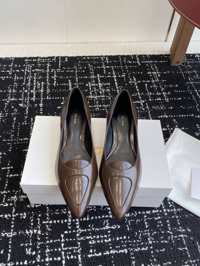 Dongguan Direct Purchase Grade The Row 25Ss Spring/Summer New Single-Sole Shoes,