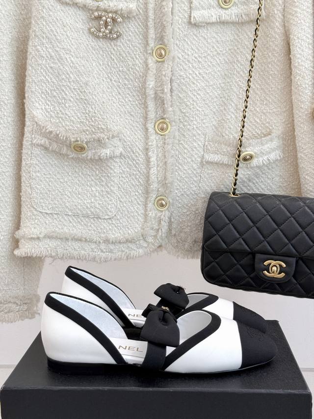 Factory Price Chane* | 25P Spring/Summer New Arrival Hollow Bow Mary Jane Shoes