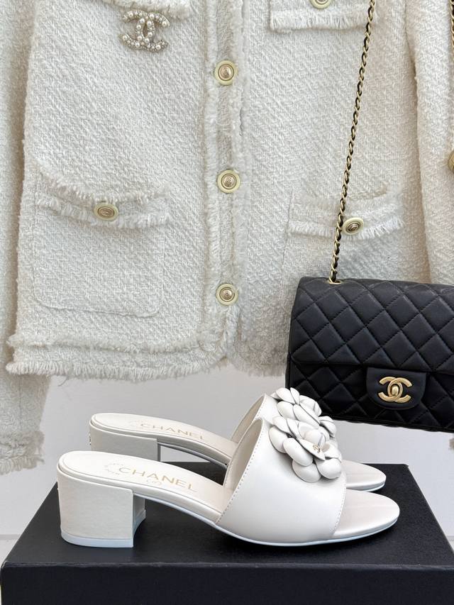 Factory Price Chane* | Chanel Classic Spring/Summer New Arrival Camellia Slipper