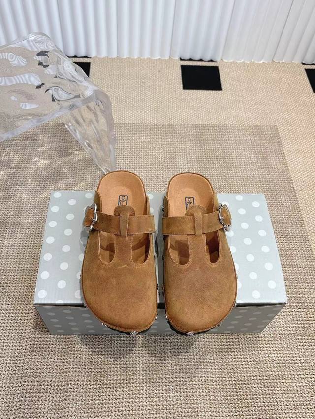 Couple's Style Birkenstock Birkenstock Half-Slip-On Sandals Ergonomic Design Cor