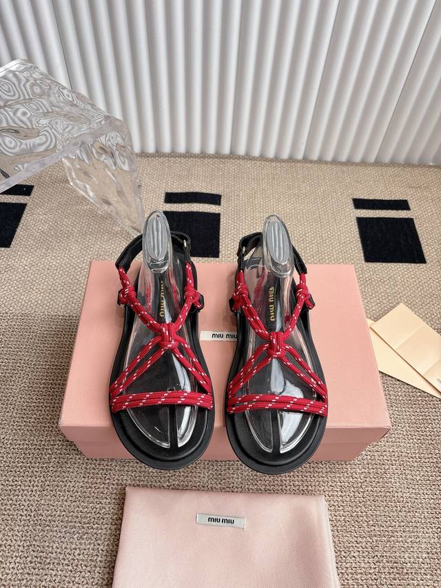 Miumiu*Miu Miu 25 Summer New Arrival, The World's Hottest Sandals, Featured On T