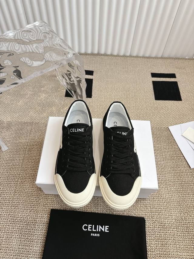 Celine Spring/Summer New Runner Cr-03 Sneakers The Tongue And Heel Counter Featu