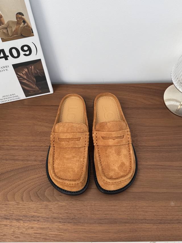 Loew* Sngg Overview | Baotou Mueller Slippers New Campo Shoes From The Runway, C