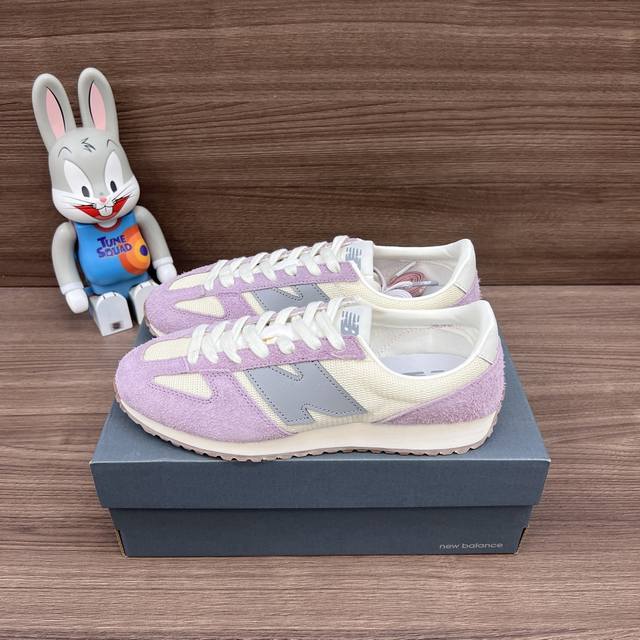 Top-Tier Version New Balance Nb 471 Fabric Split Leather, Retro Fashion, Slip-Re