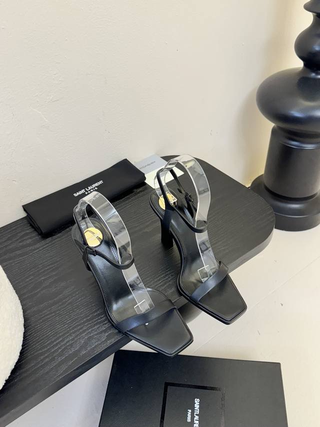 Exclusive Bestseller Saint Laurent High-Heeled Sandals. Continues The Brand's Si
