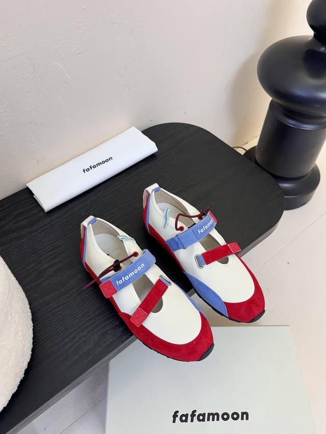 Fafamoon 25Ss Spring/Summer New Arrival: Agan-Style Casual Sneakers With Mary Ja