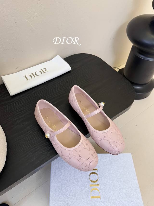 Dio* Cd's 2025 Early Spring Pearl Mary Jane Shoes. Elegant, Sophisticated, Class