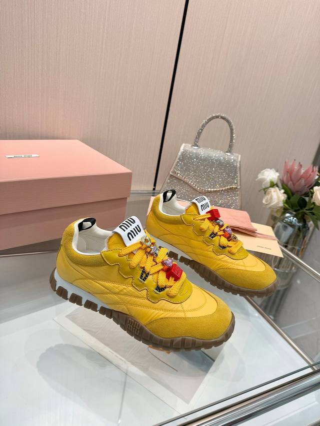 Miu Miu Spring/Summer New Arrival Cookie Shoes, Agan Shoes Casual Sneakers Miu M