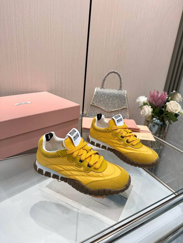 Miu Miu Spring/Summer New Arrival Cookie Shoes, Agan Shoes Casual Sneakers Miu M