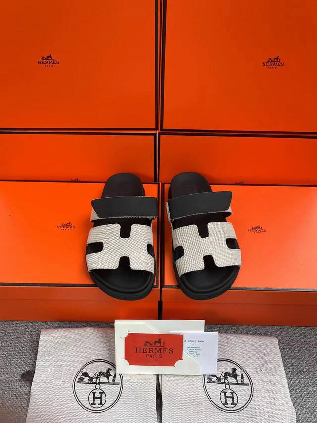 H Home Hermes Unisex, The Latest Trendy Couple's Shoes - Sandals, Perfect With C