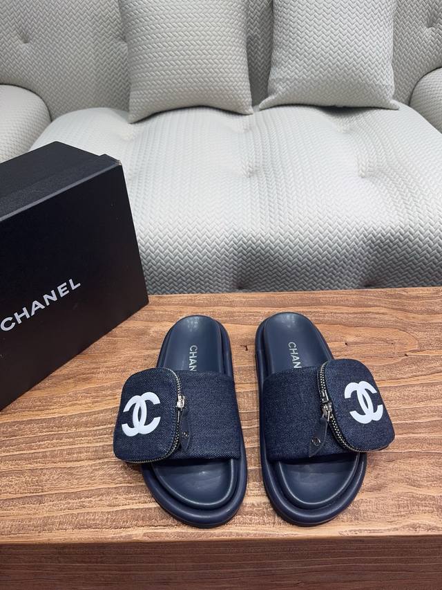 Chane* | Chanel 25P Spring/Summer New Arrival Packaged Decorative Thick-Soled Sl