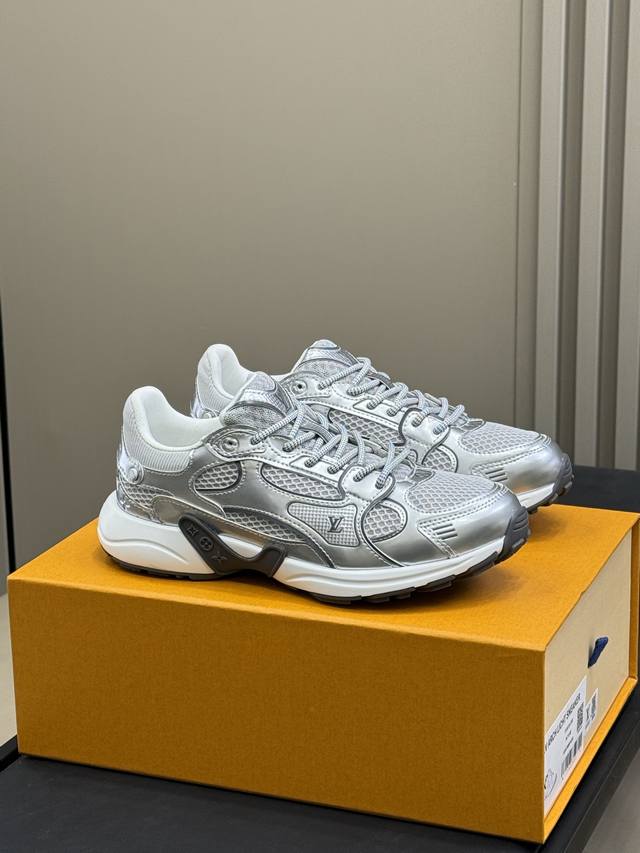 Lv Silver Horn King Series Absolutely Stunning Lv Olympia Series Sneakers Futuri