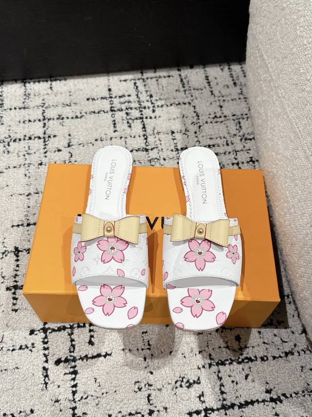 Takashi Murakami X Louis Vuitton 25 6Am Square-Toe Open-Toe Flip-Flops It's Hard