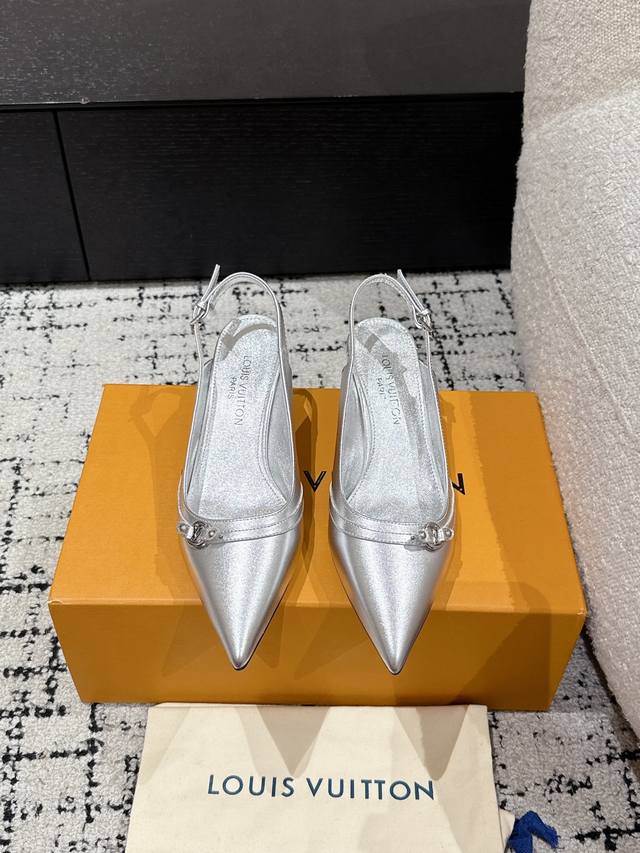 Top-Tier Version Louis Vuitton 25 Spring/Summer Pointed-Toe High Heels Eagle-Bea