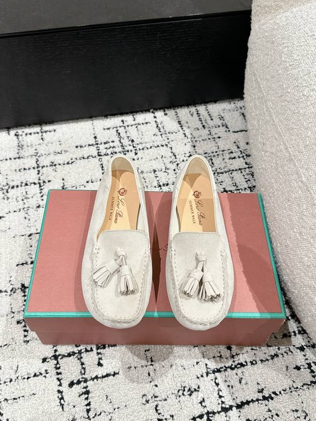 Top-Tier Version, Premium Quality Loro Piana Lp 70 New Style Fringed Loafer This