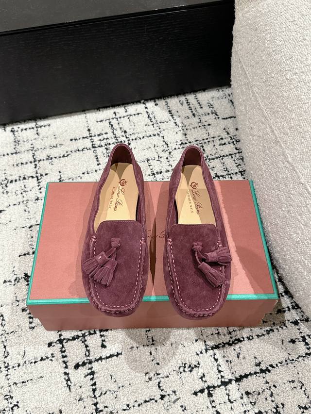 Top-Tier Version, Premium Quality Loro Piana Lp 70 New Style, Fringed Bean-Shape