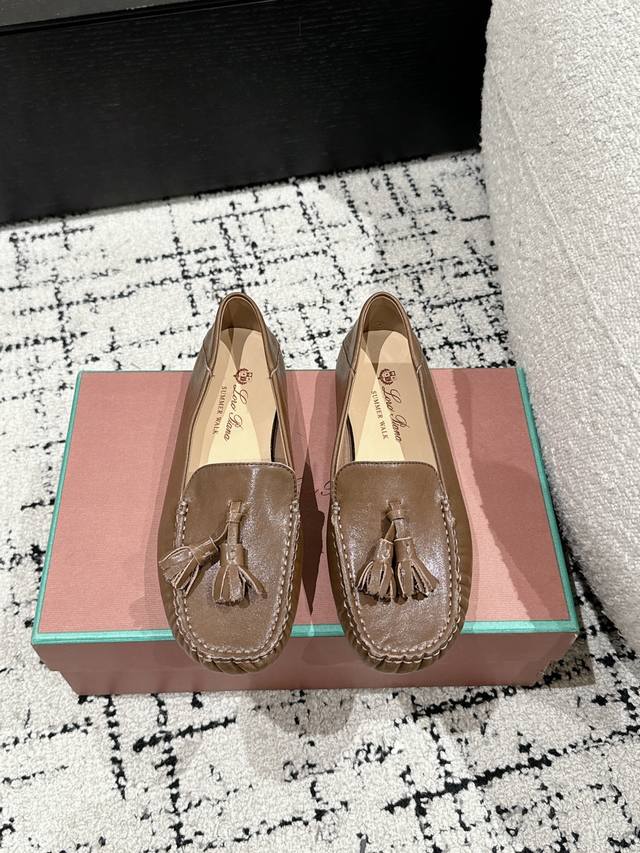 Top-Tier Version, Premium Quality Loro Piana Lp 70 New Style, Fringed Bean-Shape