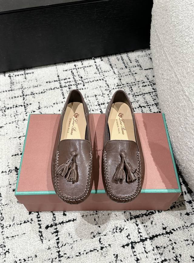Top-Tier Version, Premium Quality Loro Piana Lp 70 New Style, Fringed Bean-Shape