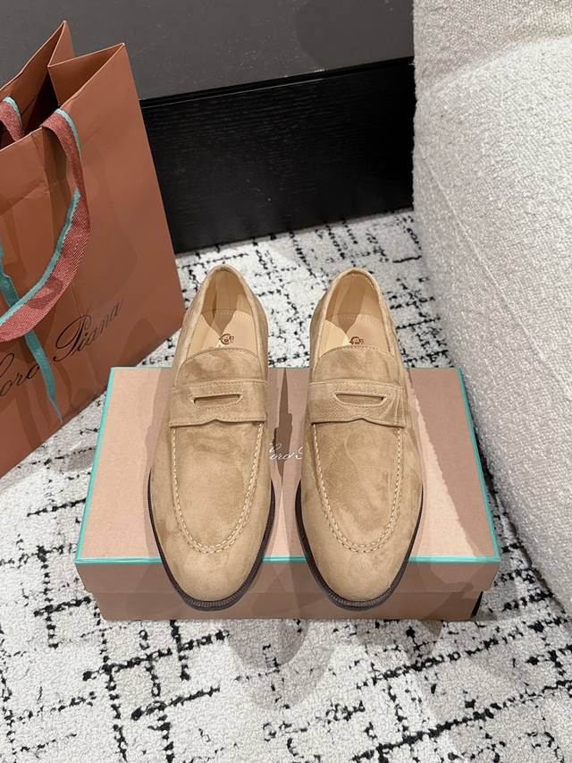 Men +20 #Couple's Edition Loro Piana L Latest Sergio Series Couple's Loafers The