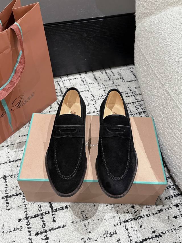 Men +20 #Couple's Edition Loro Piana L Latest Sergio Series Couple's Loafers The